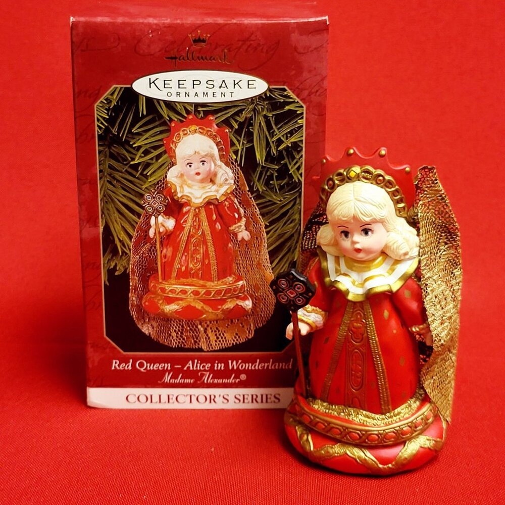 Hallmark Keepsake Ornament Madame Alexander Red Queen Alice In Wonderland 1999